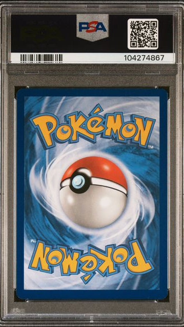 Back of 2016 Pokemon XY Evolutions Poliwrath Holo 25/108 PSA 8 graded card