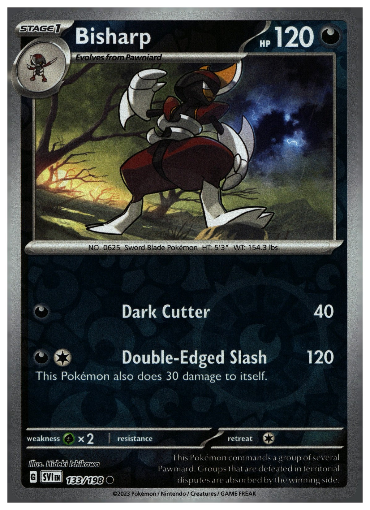 Bisharp Common SV01: Scarlet & Violet Base Set 133/198 NM