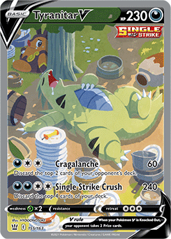 Tyranitar V (Alternate Full Art) - SWSH05: Battle Styles 155/163