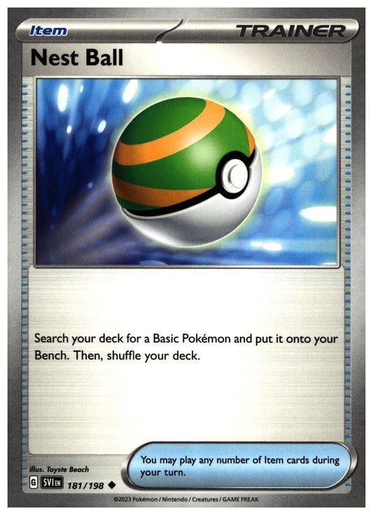 Nest Ball Uncommon SV01: Scarlet & Violet Base Set 181/198 NM
