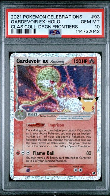 2021 Pokemon Celebrations Gardevoir ex 93 PSA 10 graded card classic collection