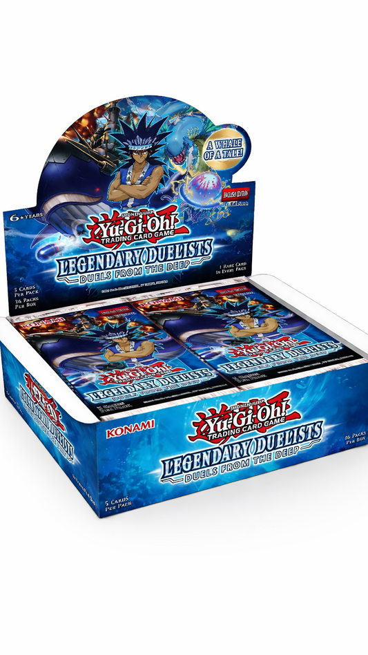 Yu-Gi-Oh Legendary Duelists Duels From the Deep Booster Box sealed 36 packs Konami TCG