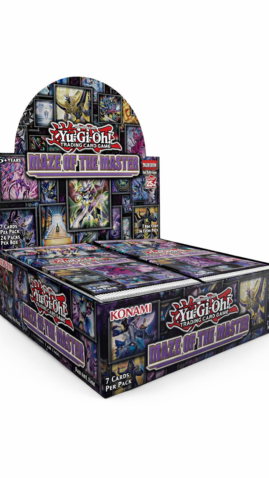 Yu-Gi-Oh Maze of the Master Booster Box 24 packs Konami TCG sealed box The Forged Games