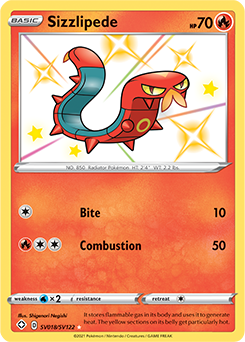 Sizzlipede - Shining Fates: Shiny Vault SV018/SV122