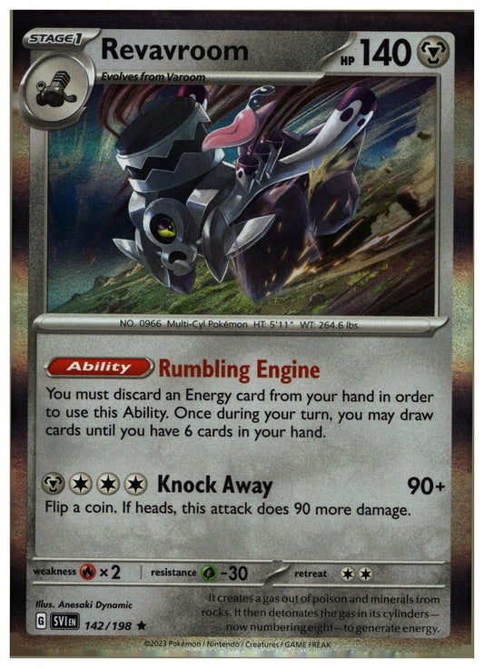 Revavroom Holo Rare SV01: Scarlet & Violet Base Set 142/198 NM